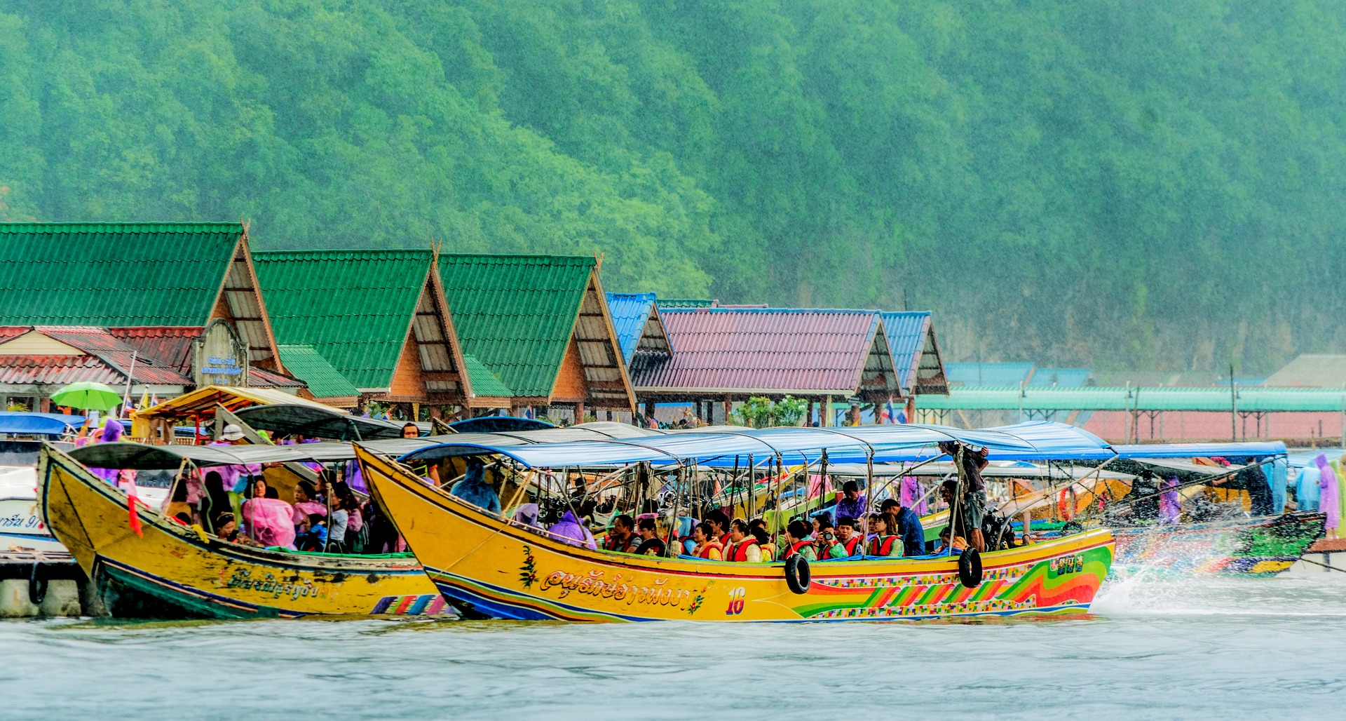 Koh Panyee Thailand Floating Fishing Village Phuket