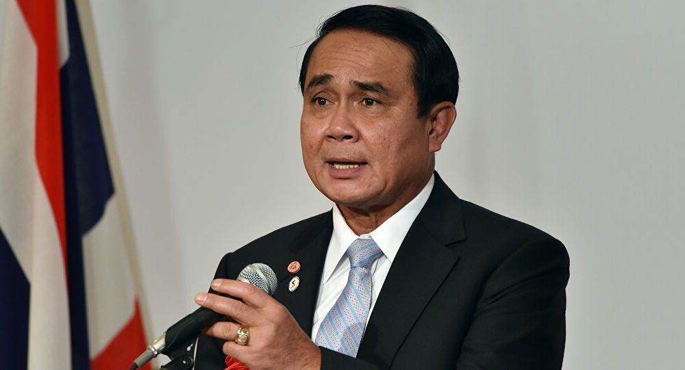 Prime Minister Prayut Chan-o-cha Speaking