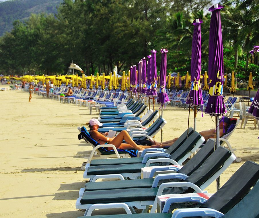Sun Chairs, Patong Beach