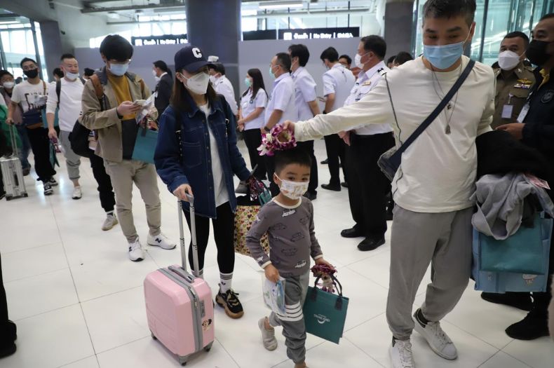 chinese arrivals