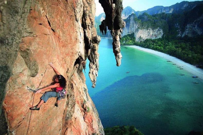 rock climbing thailand