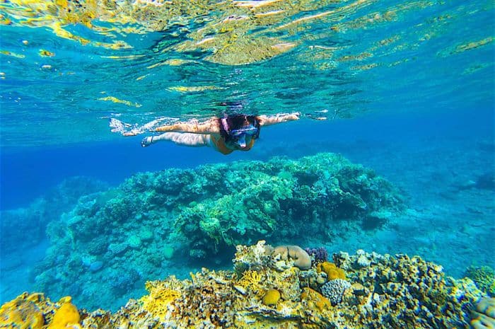 snorkeling at Aow Leuk