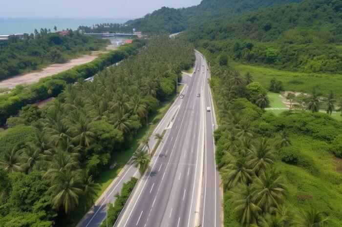 Na Klang-Ao Jik road