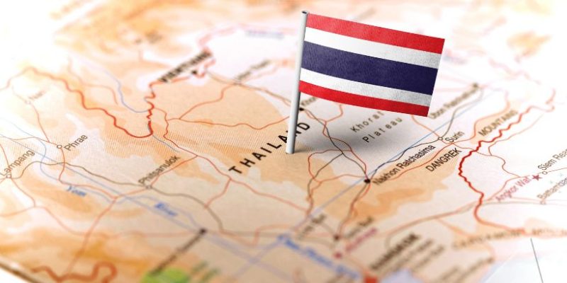 thailand map marker