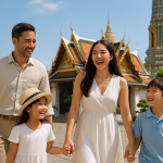 family enjoying benefits of thailand privilege card